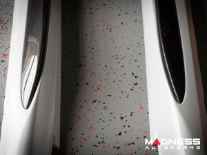 Alfa Romeo Giulia Side Rocker QV Style Upgrade Kit - Quadrifoglio Replica Panels - Carbon Fiber + FRP - Set of 2